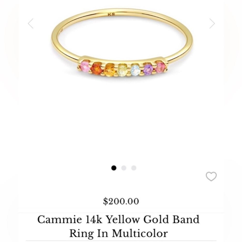 Kendra Scoot 14k Yellow Gold Cammie Ring